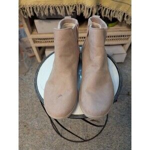 NWOT Ryka Noelle Next Tan side zip lightweight tan booties sz 8.5W